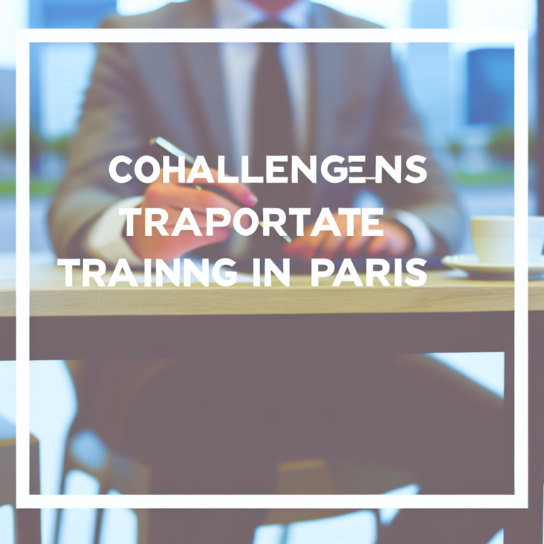 Les enjeux de la formation en entreprise à Paris