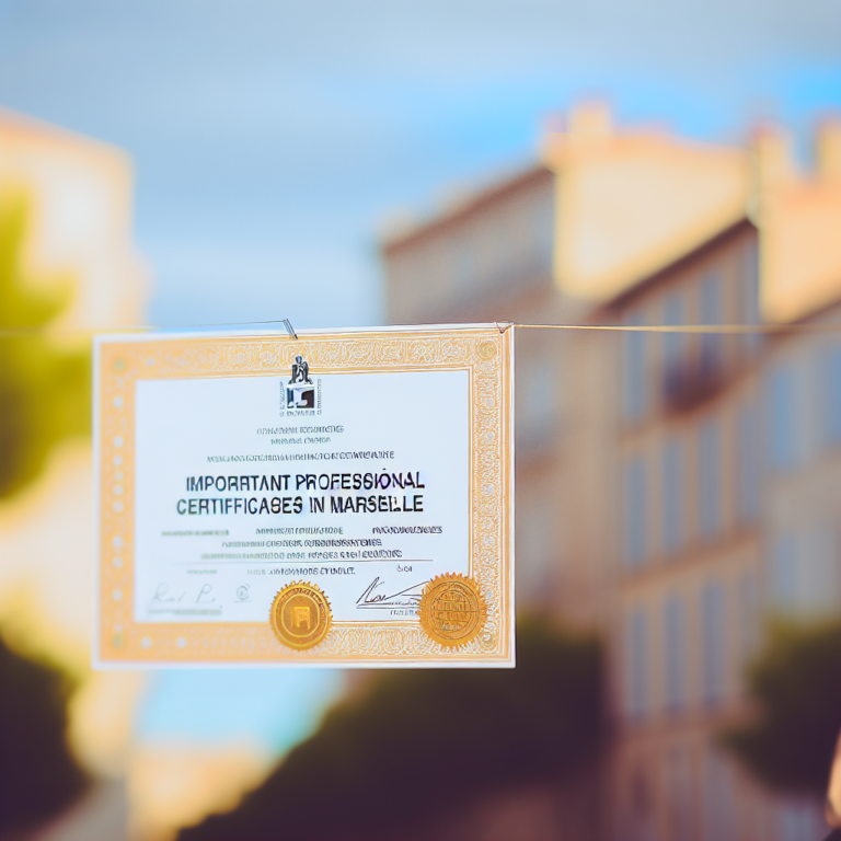 Les certifications professionnelles incontournables à Marseille